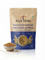 Load image into Gallery viewer, NEJA TRIBE Premium Organic Jowar (Sorghum) Whole Grain | Natural Gluten-Free Millet | High Fiber | Protein Rich | Non-GMO | No Preservatives | Healthy Millet for Bhakri, Roti, Flour & Sprouts | 1kg