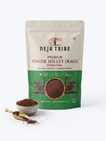 Load image into Gallery viewer, NEJA TRIBE Premium Finger Millet (Ragi) Whole Grain 1kg | Natural Gluten Free Ragi | High Fibre Millet | Calcium Rich Grain | No Additives | Non-GMO | Healthy Superfood
